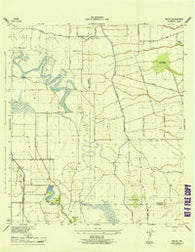 Nolte Texas Historical topographic map, 1:31680 scale, 7.5 X 7.5 Minute, Year 1945