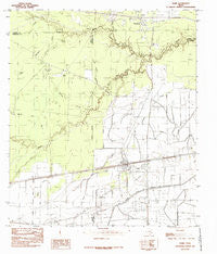 Nome Texas Historical topographic map, 1:24000 scale, 7.5 X 7.5 Minute, Year 1984