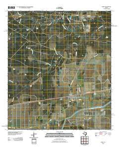 Nome Texas Historical topographic map, 1:24000 scale, 7.5 X 7.5 Minute, Year 2010
