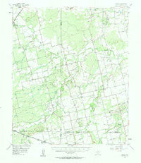 Noodle Texas Historical topographic map, 1:62500 scale, 15 X 15 Minute, Year 1957