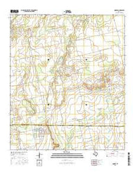 Noodle Texas Current topographic map, 1:24000 scale, 7.5 X 7.5 Minute, Year 2016