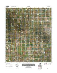 Noodle NE Texas Historical topographic map, 1:24000 scale, 7.5 X 7.5 Minute, Year 2012