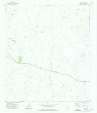 Nopal Texas Historical topographic map, 1:24000 scale, 7.5 X 7.5 Minute, Year 1972