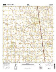 Norias Texas Current topographic map, 1:24000 scale, 7.5 X 7.5 Minute, Year 2016