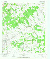 Normangee Texas Historical topographic map, 1:24000 scale, 7.5 X 7.5 Minute, Year 1964