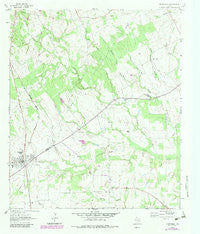 Normangee Texas Historical topographic map, 1:24000 scale, 7.5 X 7.5 Minute, Year 1964