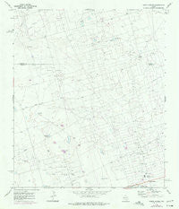 North Cowden Texas Historical topographic map, 1:24000 scale, 7.5 X 7.5 Minute, Year 1967