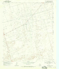 North Cowden NW Texas Historical topographic map, 1:24000 scale, 7.5 X 7.5 Minute, Year 1968