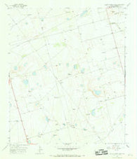 North Curtis Ranch Texas Historical topographic map, 1:24000 scale, 7.5 X 7.5 Minute, Year 1966