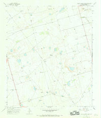 North Curtis Ranch Texas Historical topographic map, 1:24000 scale, 7.5 X 7.5 Minute, Year 1966