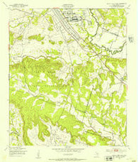 North Fort Hood Texas Historical topographic map, 1:24000 scale, 7.5 X 7.5 Minute, Year 1947