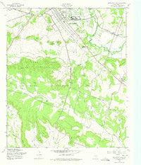 North Fort Hood Texas Historical topographic map, 1:24000 scale, 7.5 X 7.5 Minute, Year 1958
