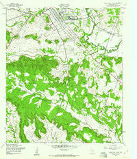 North Fort Hood Texas Historical topographic map, 1:24000 scale, 7.5 X 7.5 Minute, Year 1958