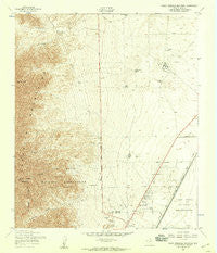 North Franklin Mountain Texas Historical topographic map, 1:24000 scale, 7.5 X 7.5 Minute, Year 1955