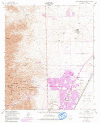North Franklin Mountain Texas Historical topographic map, 1:24000 scale, 7.5 X 7.5 Minute, Year 1955