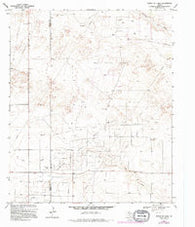 North of Tokio Texas Historical topographic map, 1:24000 scale, 7.5 X 7.5 Minute, Year 1969