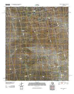 North Cowden Texas Historical topographic map, 1:24000 scale, 7.5 X 7.5 Minute, Year 2010