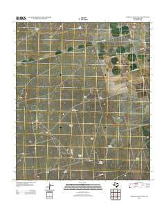 North Curtis Ranch Texas Historical topographic map, 1:24000 scale, 7.5 X 7.5 Minute, Year 2012