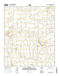 North Curtis Ranch Texas Current topographic map, 1:24000 scale, 7.5 X 7.5 Minute, Year 2016