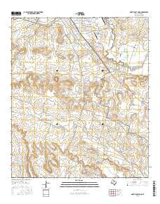 North Fort Hood Texas Current topographic map, 1:24000 scale, 7.5 X 7.5 Minute, Year 2016