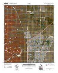 North Franklin Mountain Texas Historical topographic map, 1:24000 scale, 7.5 X 7.5 Minute, Year 2010