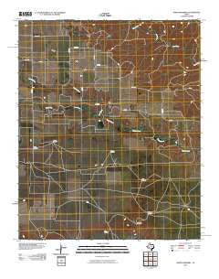 North Windmill Texas Historical topographic map, 1:24000 scale, 7.5 X 7.5 Minute, Year 2010