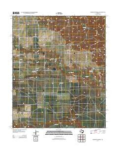 North Windmill Texas Historical topographic map, 1:24000 scale, 7.5 X 7.5 Minute, Year 2012