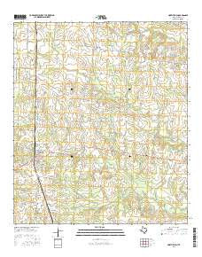 North Zulch Texas Current topographic map, 1:24000 scale, 7.5 X 7.5 Minute, Year 2016