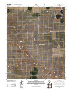 North of Red Cow Draw Texas Historical topographic map, 1:24000 scale, 7.5 X 7.5 Minute, Year 2011