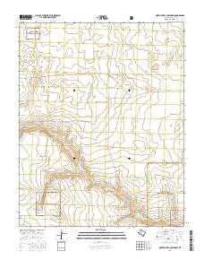 North of Red Cow Draw Texas Current topographic map, 1:24000 scale, 7.5 X 7.5 Minute, Year 2016
