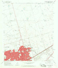 Northeast Midland Texas Historical topographic map, 1:24000 scale, 7.5 X 7.5 Minute, Year 1965