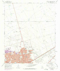 Northeast Midland Texas Historical topographic map, 1:24000 scale, 7.5 X 7.5 Minute, Year 1965