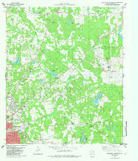 Northeast Palestine Texas Historical topographic map, 1:24000 scale, 7.5 X 7.5 Minute, Year 1982