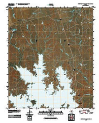 Northeast Lake Kemp Texas Historical topographic map, 1:24000 scale, 7.5 X 7.5 Minute, Year 2010