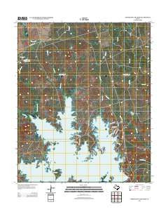 Northeast Lake Kemp Texas Historical topographic map, 1:24000 scale, 7.5 X 7.5 Minute, Year 2012