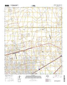 Northeast Midland Texas Current topographic map, 1:24000 scale, 7.5 X 7.5 Minute, Year 2016