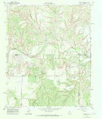 Northfield Texas Historical topographic map, 1:24000 scale, 7.5 X 7.5 Minute, Year 1967