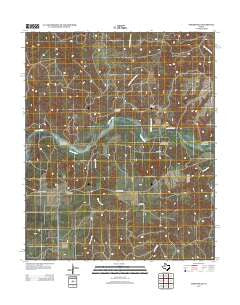 Northfield Texas Historical topographic map, 1:24000 scale, 7.5 X 7.5 Minute, Year 2012