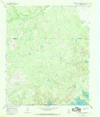 Northwest Lake Kemp Texas Historical topographic map, 1:24000 scale, 7.5 X 7.5 Minute, Year 1966