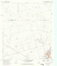 Northwest Midland Texas Historical topographic map, 1:24000 scale, 7.5 X 7.5 Minute, Year 1966