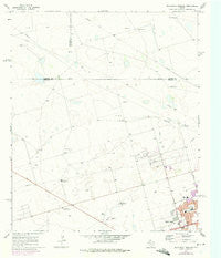 Northwest Midland Texas Historical topographic map, 1:24000 scale, 7.5 X 7.5 Minute, Year 1966