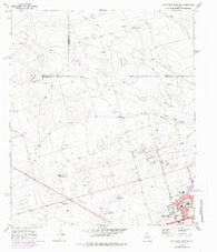 Northwest Midland Texas Historical topographic map, 1:24000 scale, 7.5 X 7.5 Minute, Year 1966