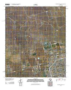 Northwest Midland Texas Historical topographic map, 1:24000 scale, 7.5 X 7.5 Minute, Year 2010
