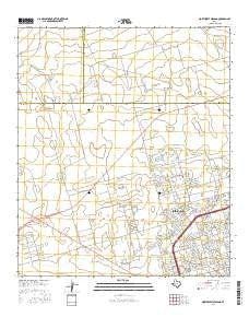 Northwest Midland Texas Current topographic map, 1:24000 scale, 7.5 X 7.5 Minute, Year 2016