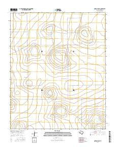 Norton Lake Texas Current topographic map, 1:24000 scale, 7.5 X 7.5 Minute, Year 2016