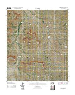 Norton Mesa Texas Historical topographic map, 1:24000 scale, 7.5 X 7.5 Minute, Year 2012