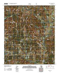 Norwood Texas Historical topographic map, 1:24000 scale, 7.5 X 7.5 Minute, Year 2010