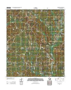 Norwood Texas Historical topographic map, 1:24000 scale, 7.5 X 7.5 Minute, Year 2013