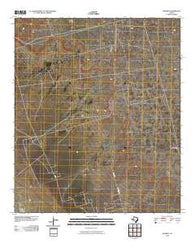 Notrees Texas Historical topographic map, 1:24000 scale, 7.5 X 7.5 Minute, Year 2010