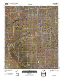 Notrees Texas Historical topographic map, 1:24000 scale, 7.5 X 7.5 Minute, Year 2010